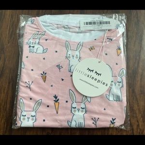 Little Sleepies Pink Bunny Set